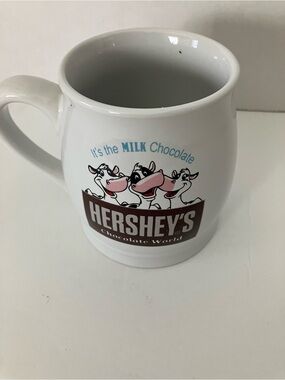 INC International Concepts White Hershey's Milk Chocolate Logo Mug